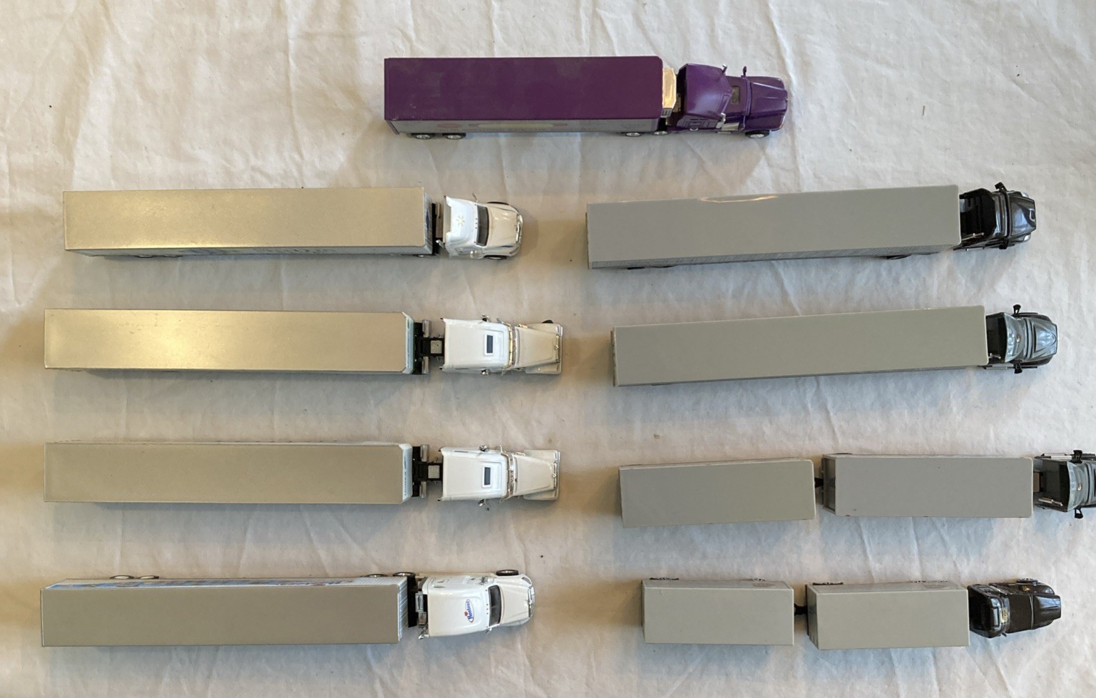 HO Scale Tractor Trailers – Sold Separately at various prices