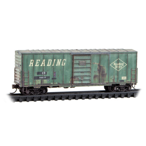 N MICRO TRAINS 024 44 610 Conrail/ex-Reading 40′ Standard Boxcar, S Door