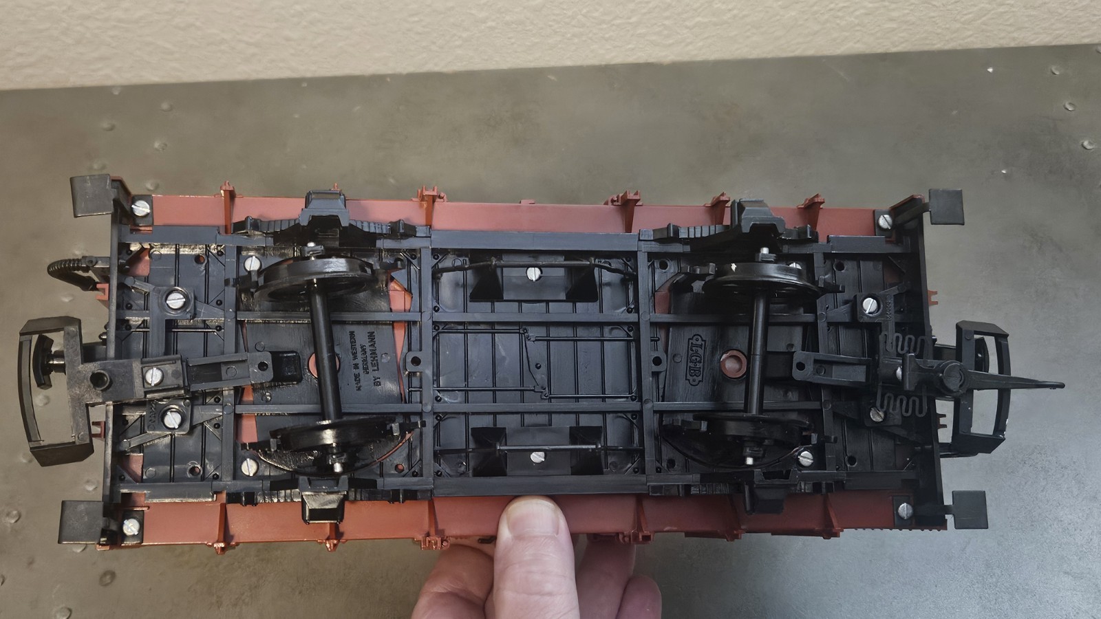 LGB LEHMANN G Gauge Open Freight Car Brown/Gray/Black Gondola Car MPN 4021