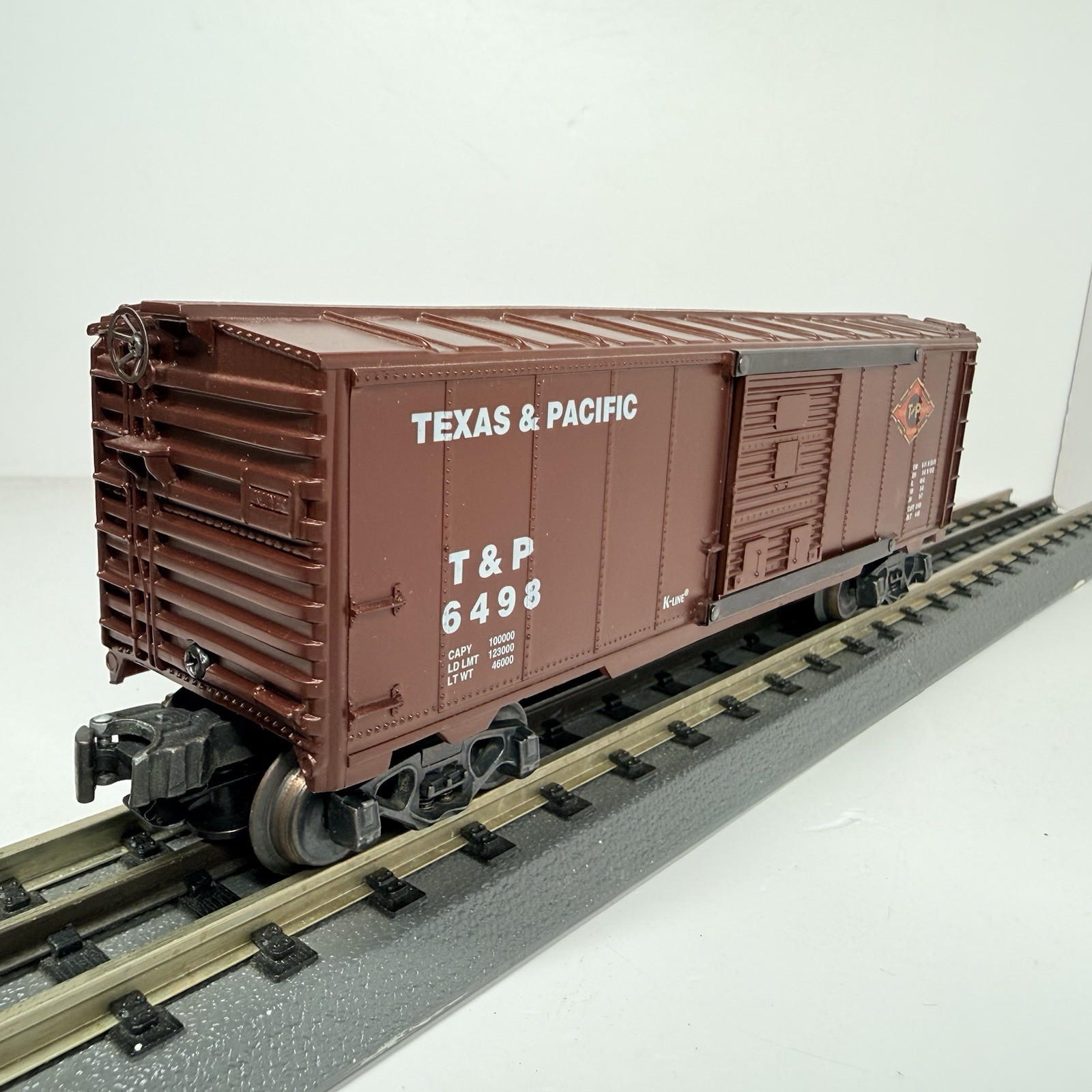 O Gauge K-Line K-6498 Texas & Pacific Boxcar