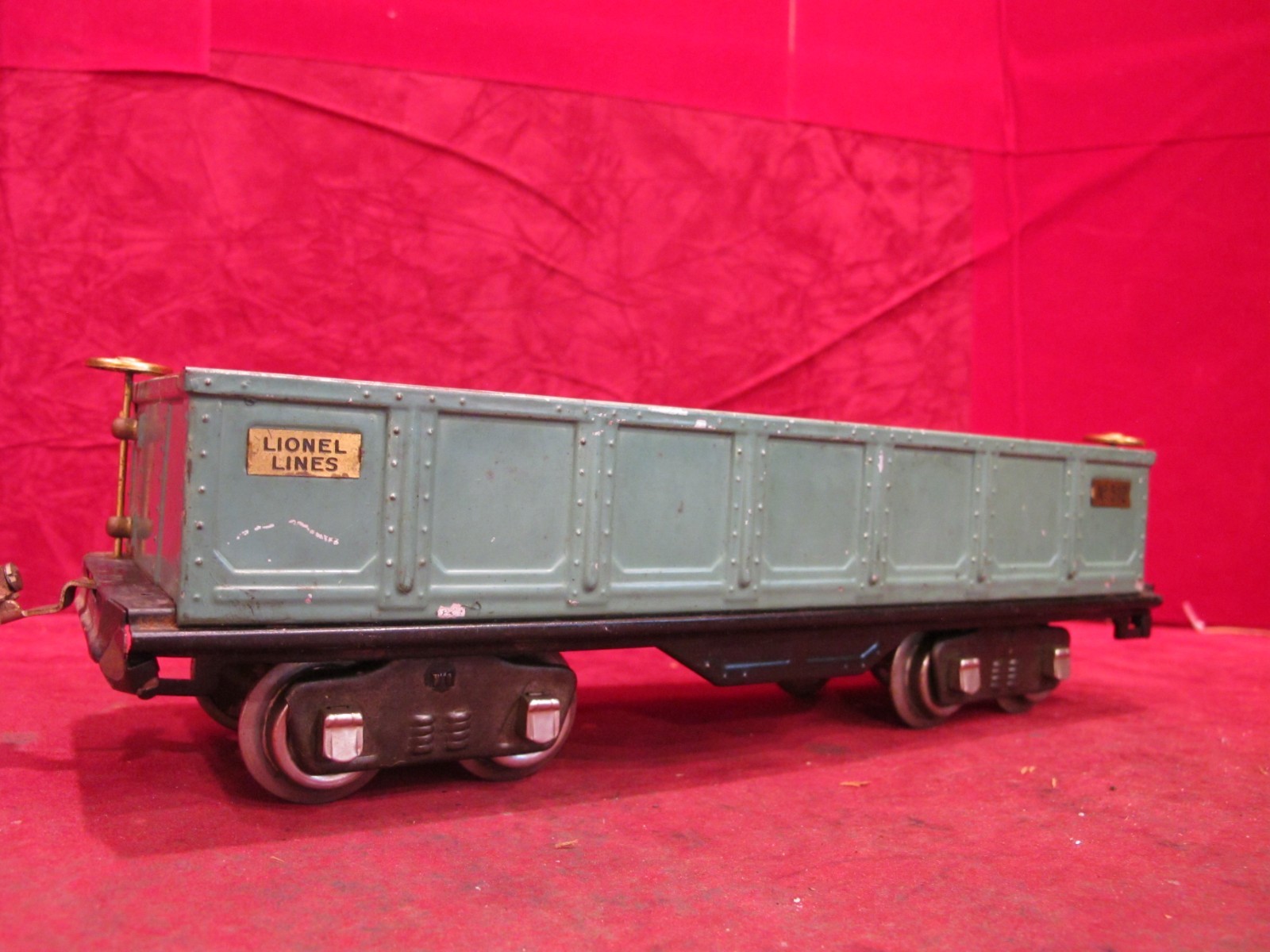 LIONEL PREWAR #512 GONDOLA STANDARD GAUGE lot1
