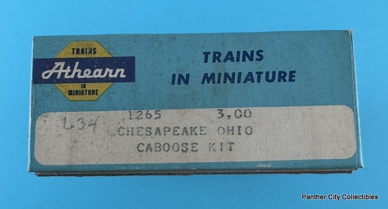 Athearn HO Scale Kit 1265 Chesapeake & Ohio Cupola Caboose C&O #634 Railroad