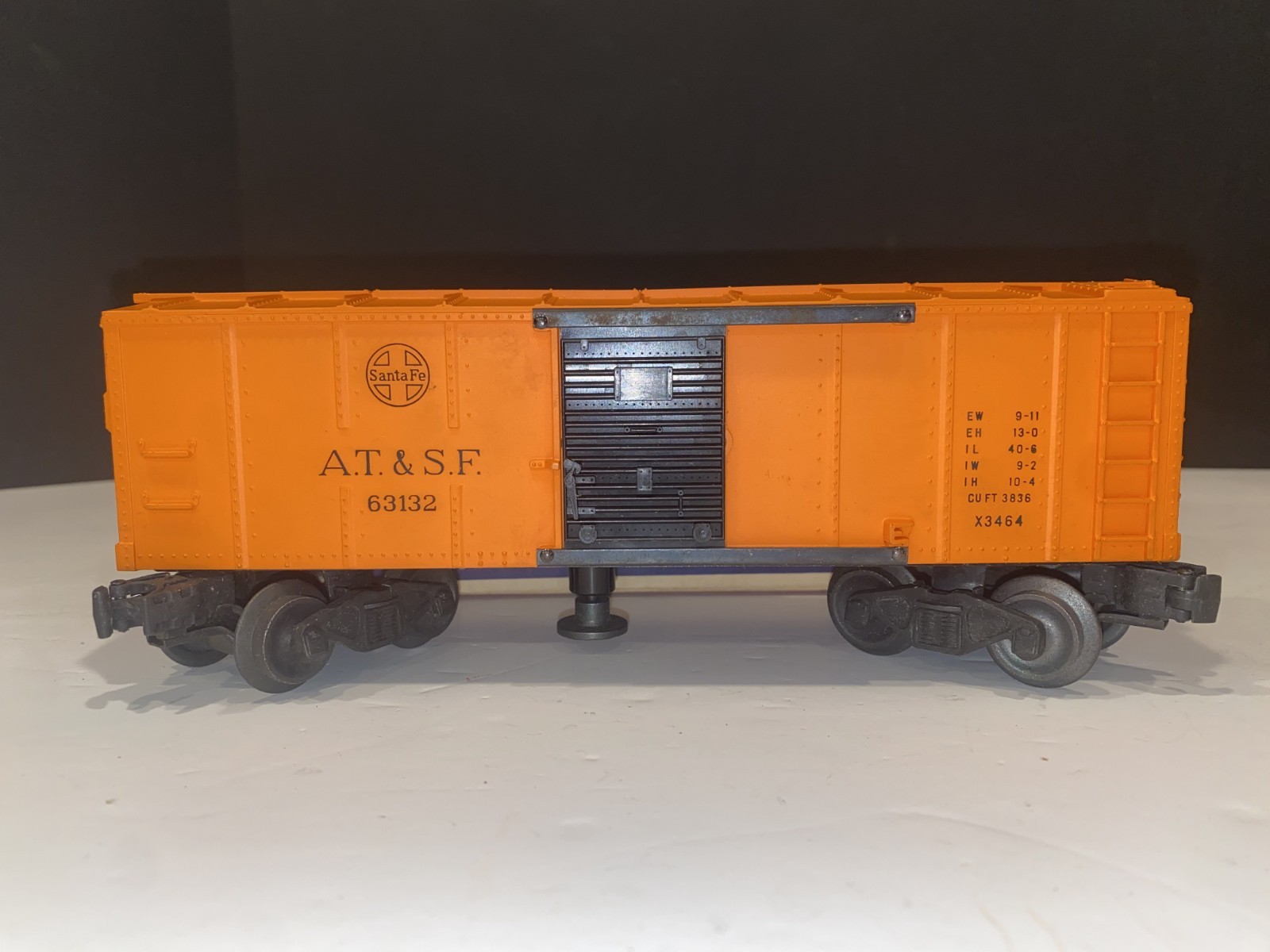 LIONEL 3464 SANTA FE OPERATING BOX CAR NOS NIB UNRUN MINT BOX PAPERWORK INSPECT