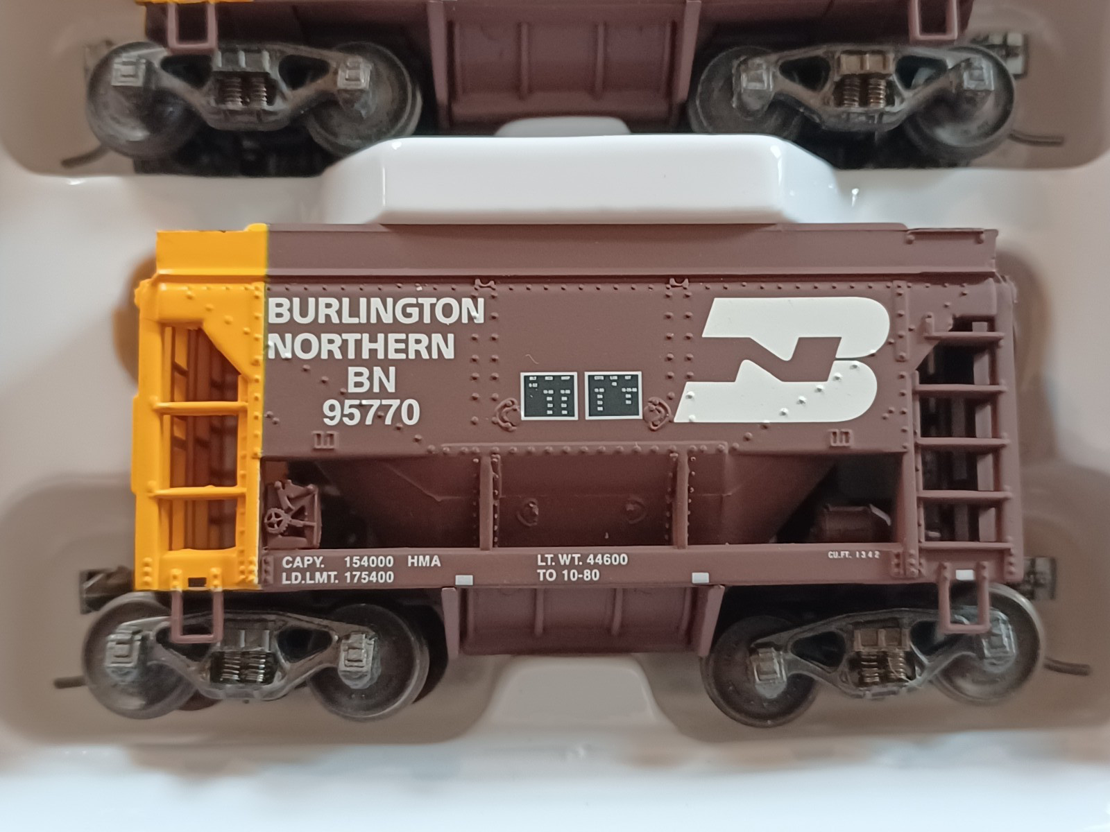 WALTHERS-GOLD LINE-HO-ORE CAR-TACONITE VERSION-12PK-BURLINGTON NORTHERN #2