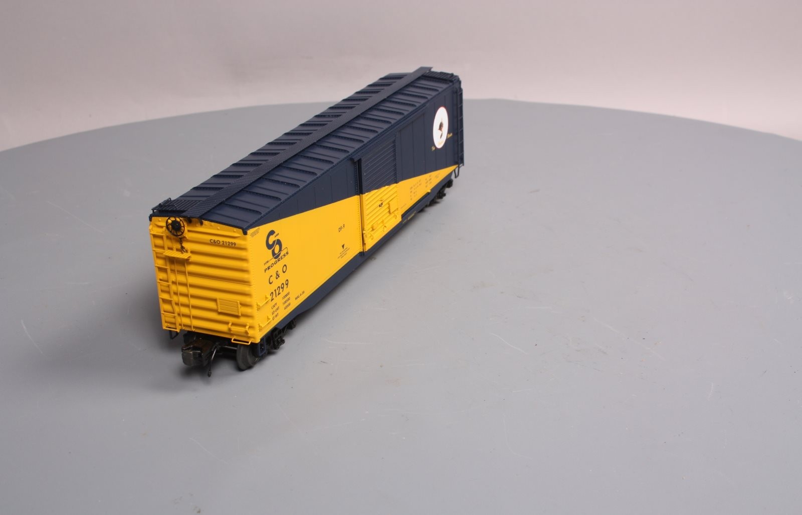 MTH 20-93584 O Chesapeake & Ohio 50′ PS-1 Box Car w/Youngstown Door #21299 LN