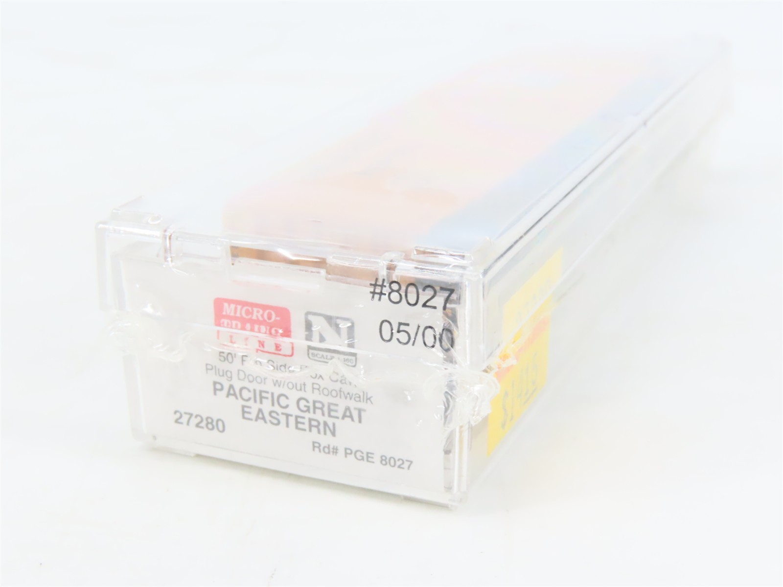 N Scale Micro-Trains MTL 27280 PGE Pacific Great Eastern 50′ Box Car #8027