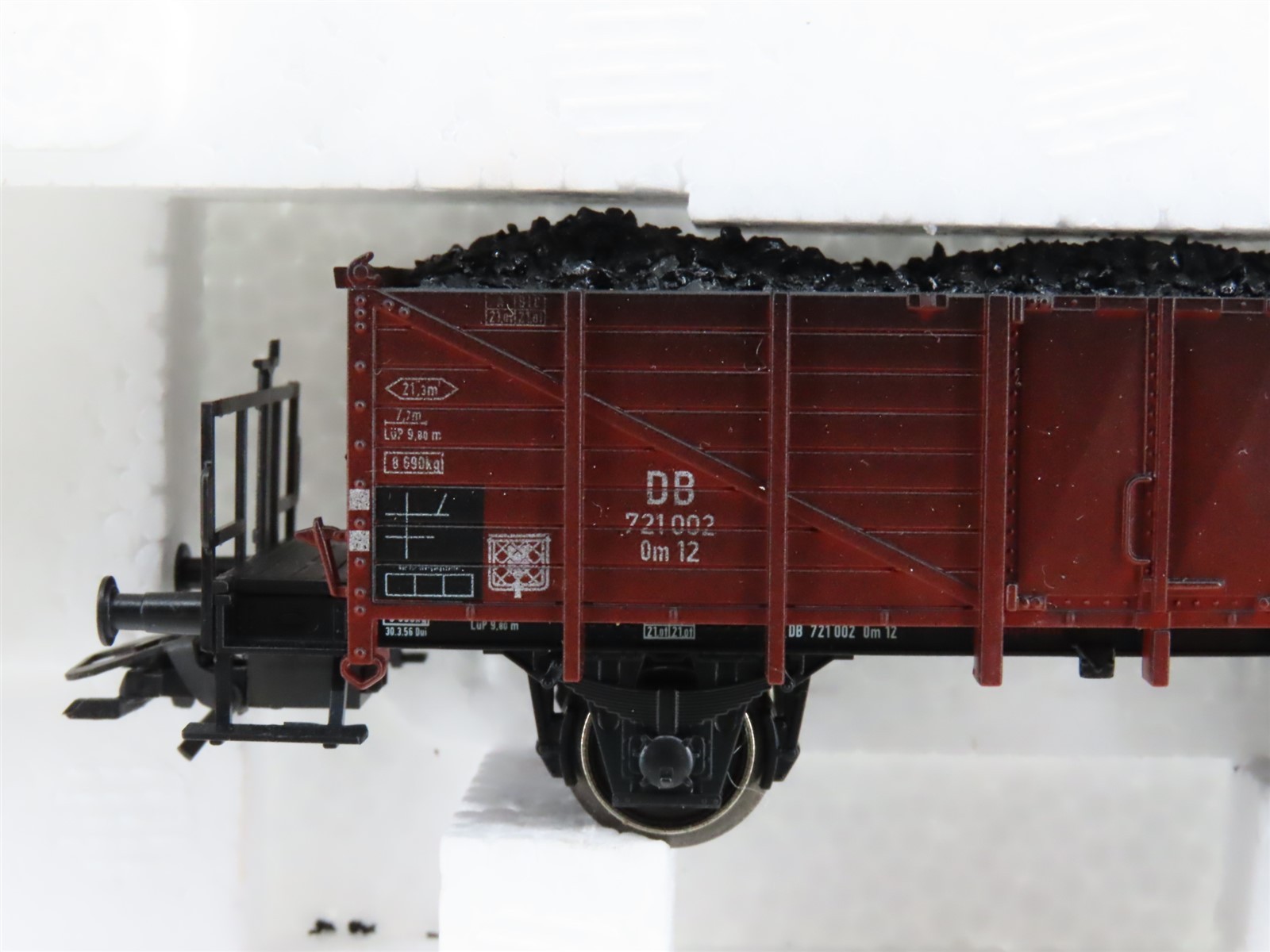 HO Scale Marklin 46034 DB German Federal 5-Car Coal Transport Set – Weathered