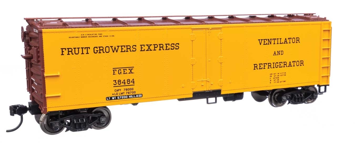 Walthers Mainline HO 41412 Fruit Growers Express FGEX 40′ Steel Reefer