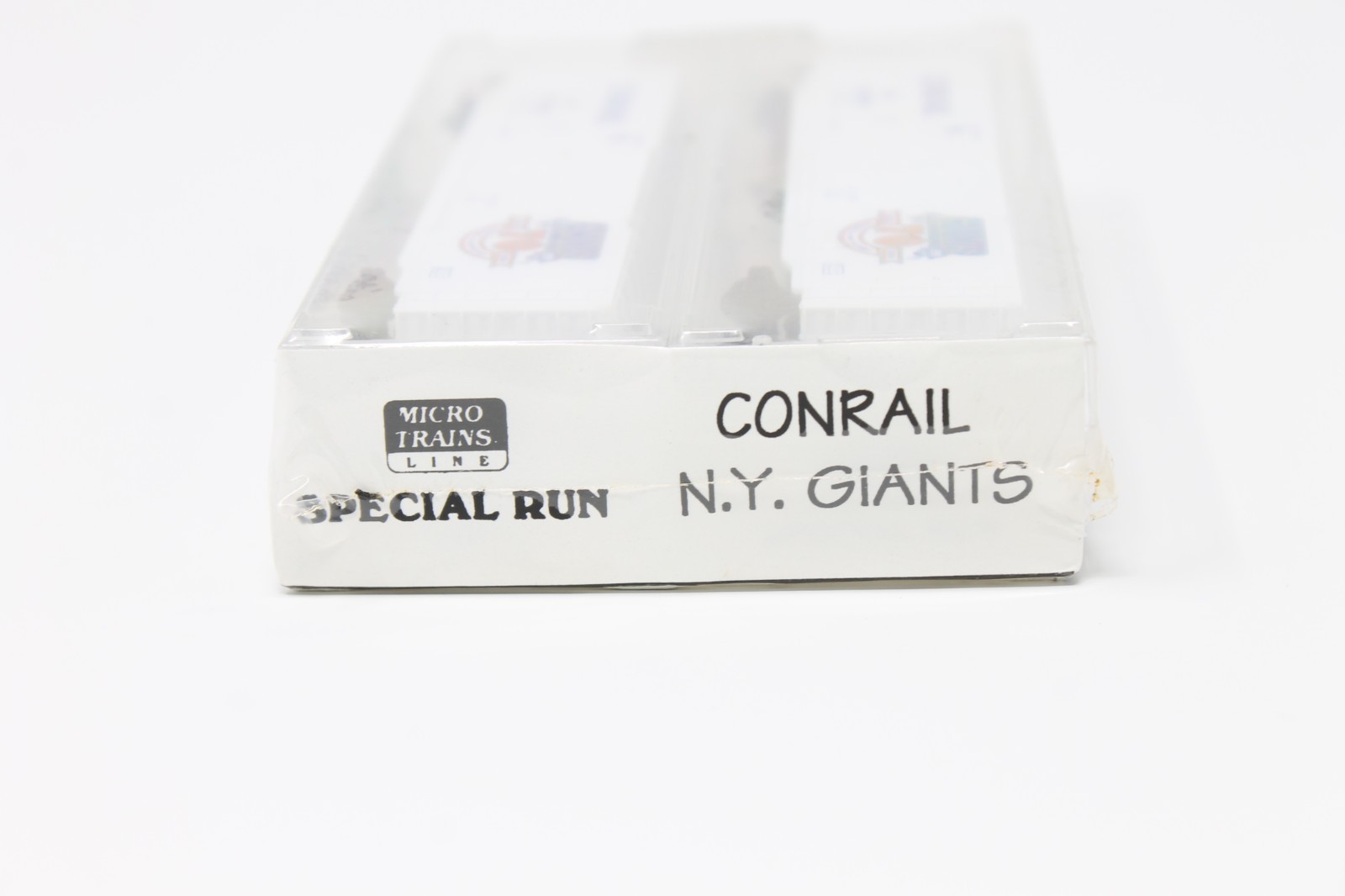 Micro-Trains Special Run N Scale 50′ Boxcar Conrail NY Giants 70yrs 2-Pack