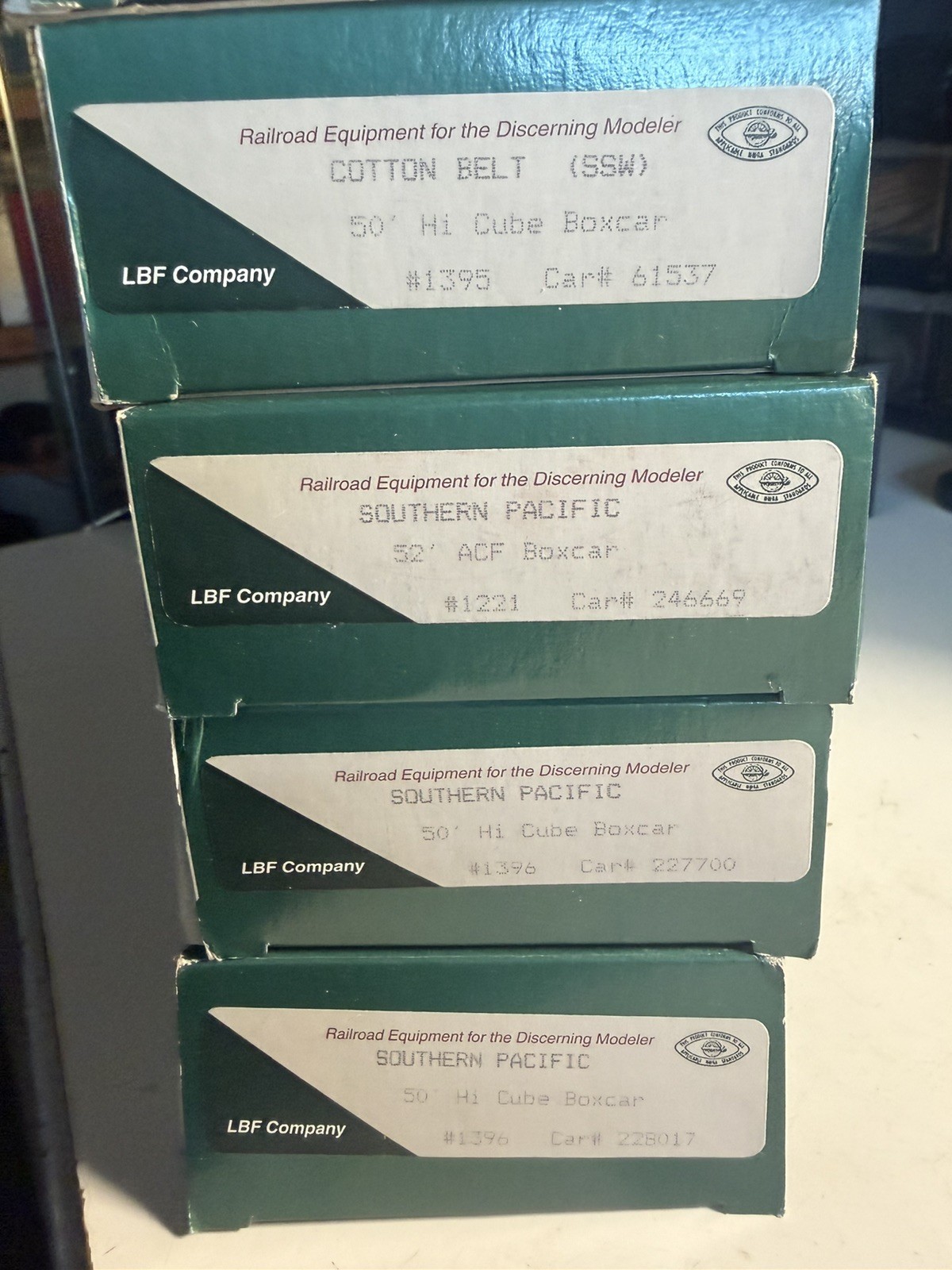 Southern Pacific, Cotton Belt, Lot of 7 Freight Car Kits, HO Scale
