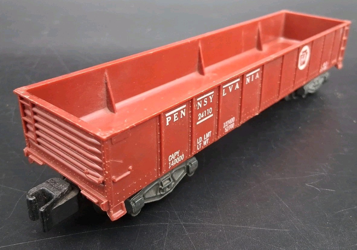 S Gauge American Flyer 24110 PRR Pennsylvania Gondola Tuscan Red