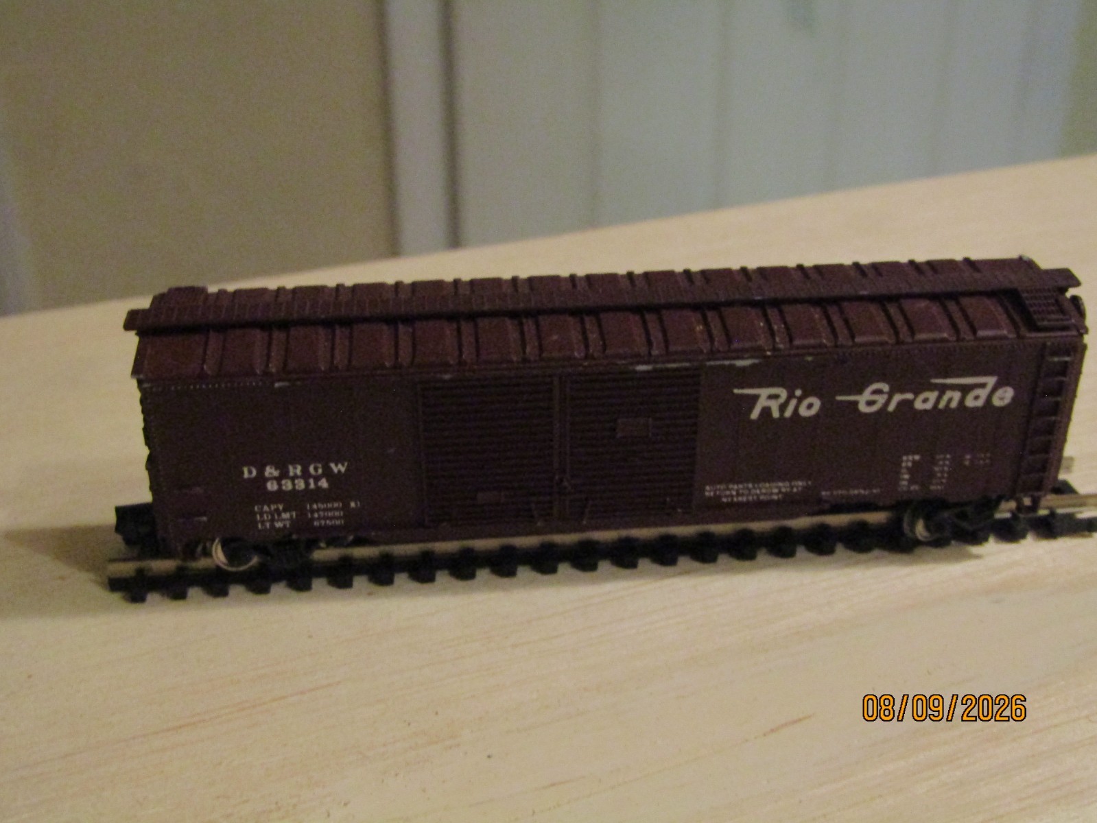 Kato Japan N Scale 60′ Double 4 Door Box Car Rio Grande D&RGW 63314 Auto Parts
