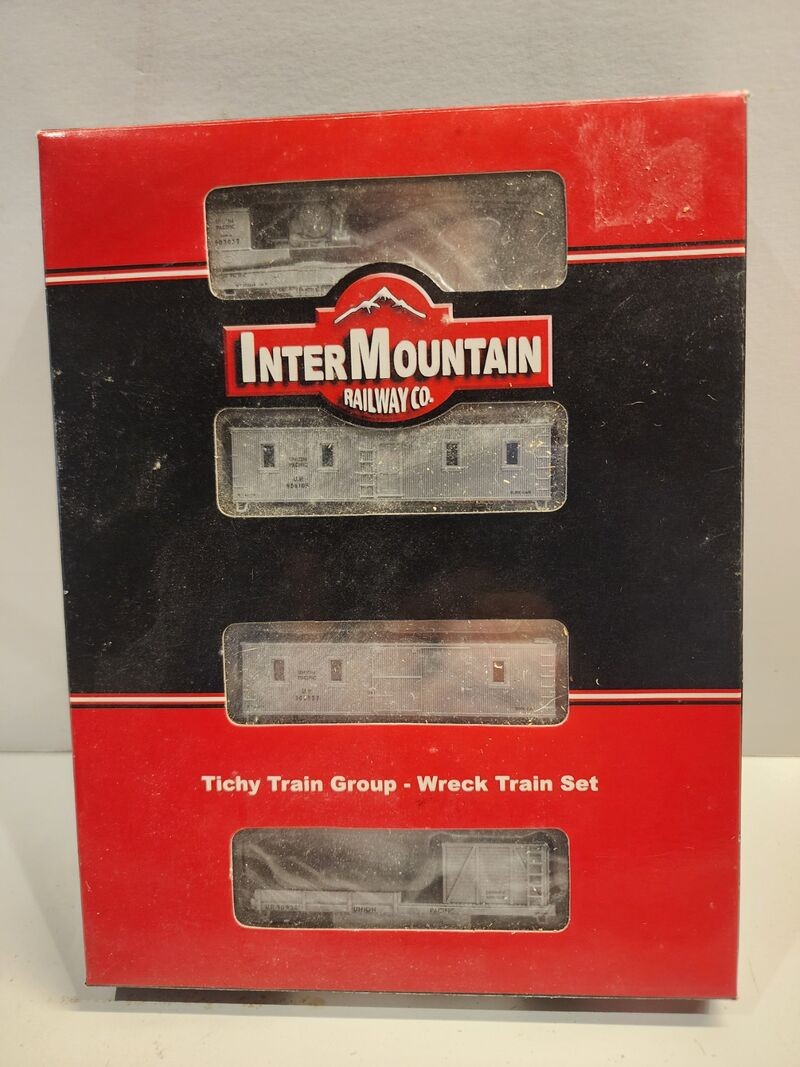 InterMountain T650408-01 Tichy N Scale Union Pacific Wreck Train Set New Open Bo