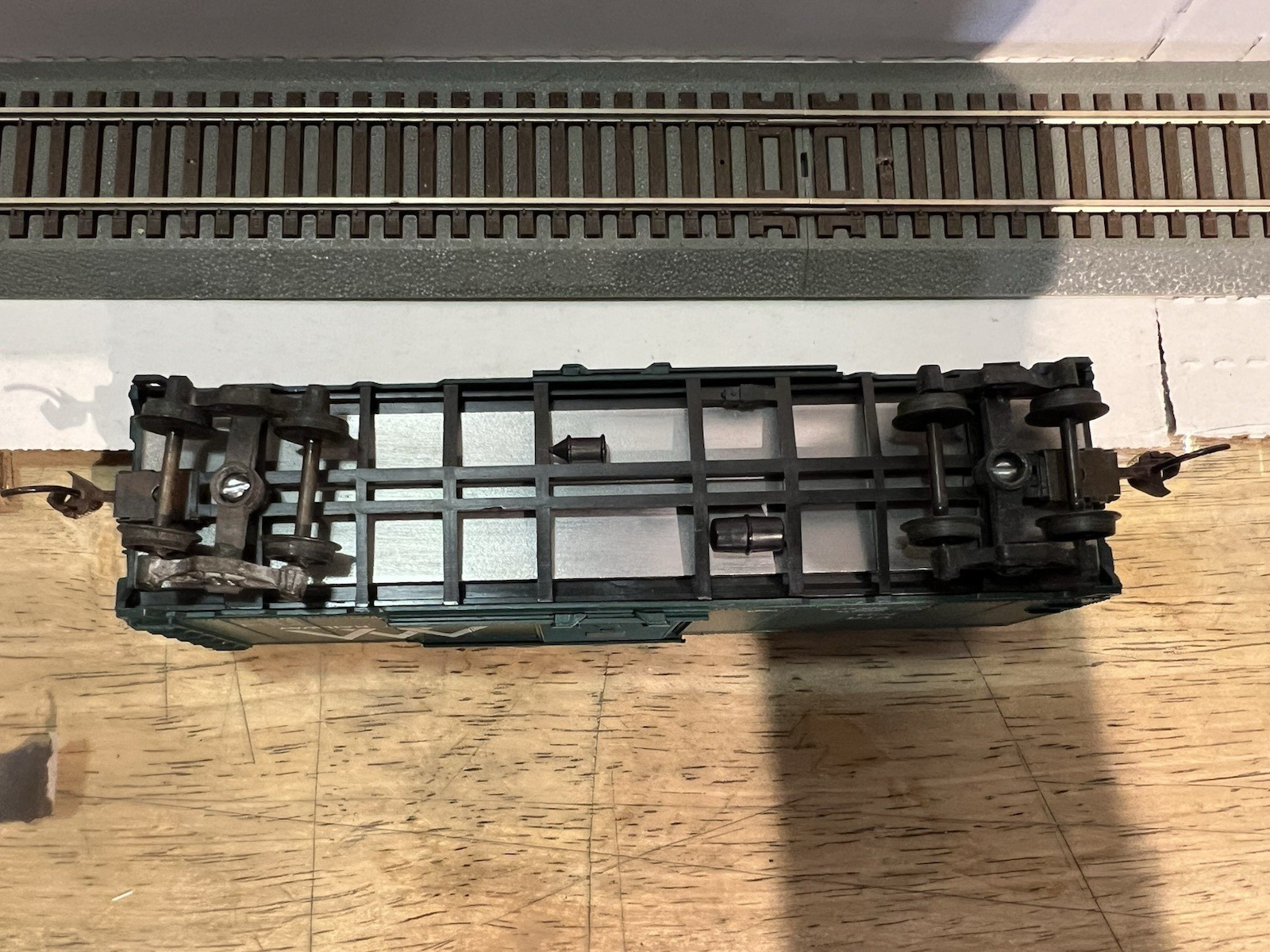 HO Scale Athearn assembled “bluebox” 40′ single door box Vermont Railway 169