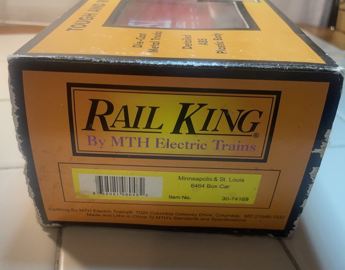 Rail King Die-Cast Metal Trucks Detailed ABS Plastic Body 30-74169