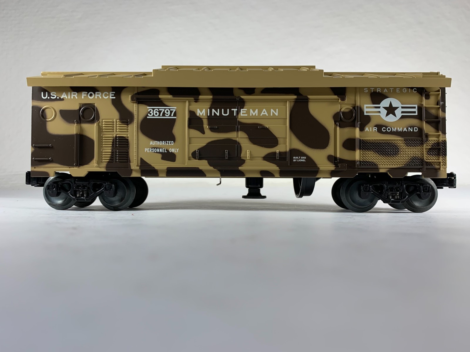 LIONEL 6-36797, OPERATION IRAQI FREEDOM MISSILEMAN CAR, NIB (2003)