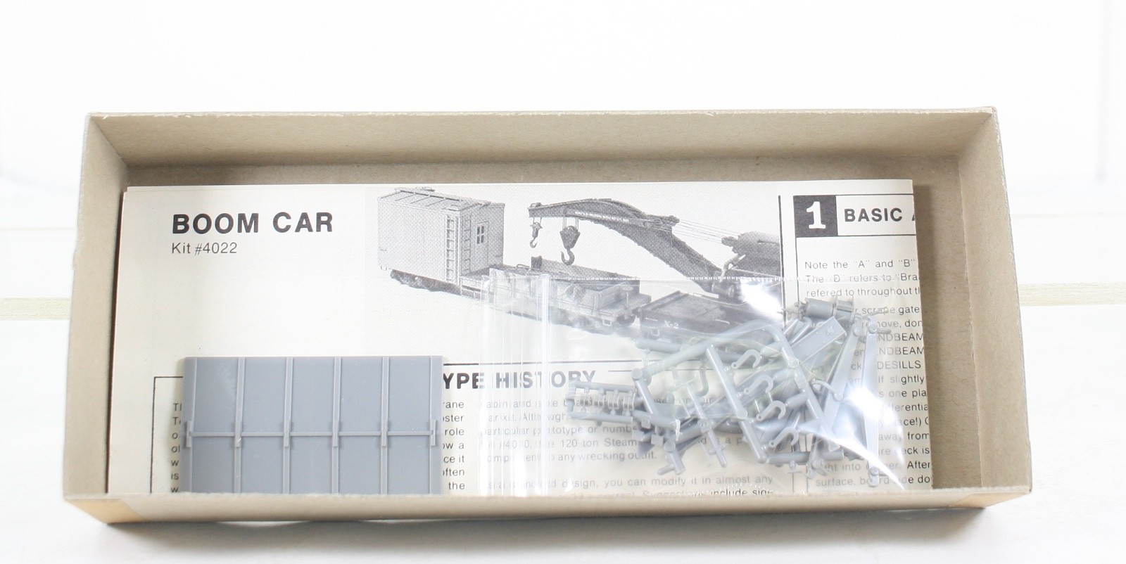 Gould / Tichy 4022 Built Wrecking Boom Car Excellent Build Unpainted