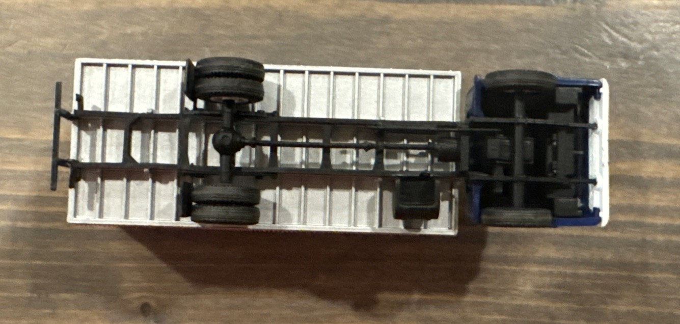 Boley HO Scale Box Truck Delta – Blue and White – Vintage