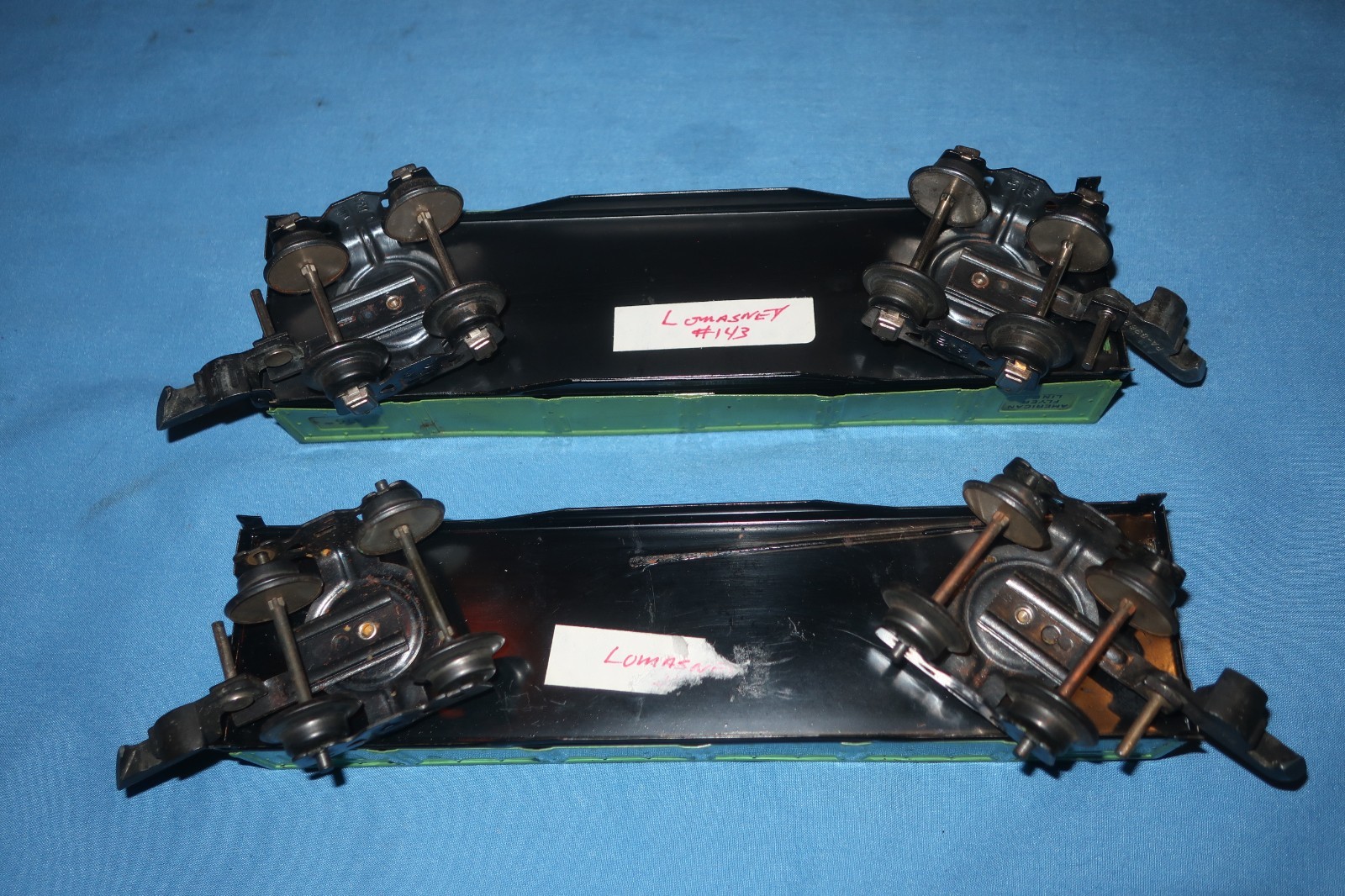 2 American Flyer Pre-war O Gauge #476 Gondola Cars
