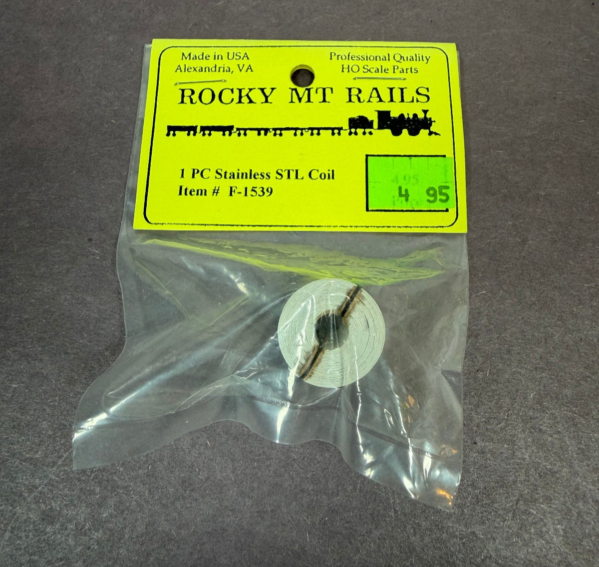 Rocky Mt Rails STAINLESS STEEL COIL Train Accessories HO Scale F-1539