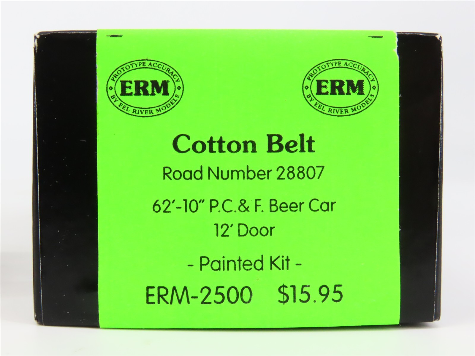 HO Scale Eel River Models Kit ERM-2500 SSW Cotton Belt 62′ 10″ Box Car #28807