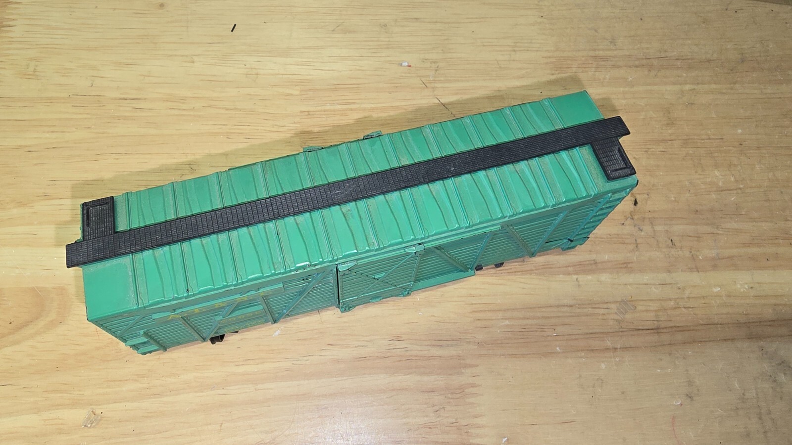 Athearn HO Santa Fe 40’ Stock Cattle Car ATSF # 50656 Model Freight Train Car