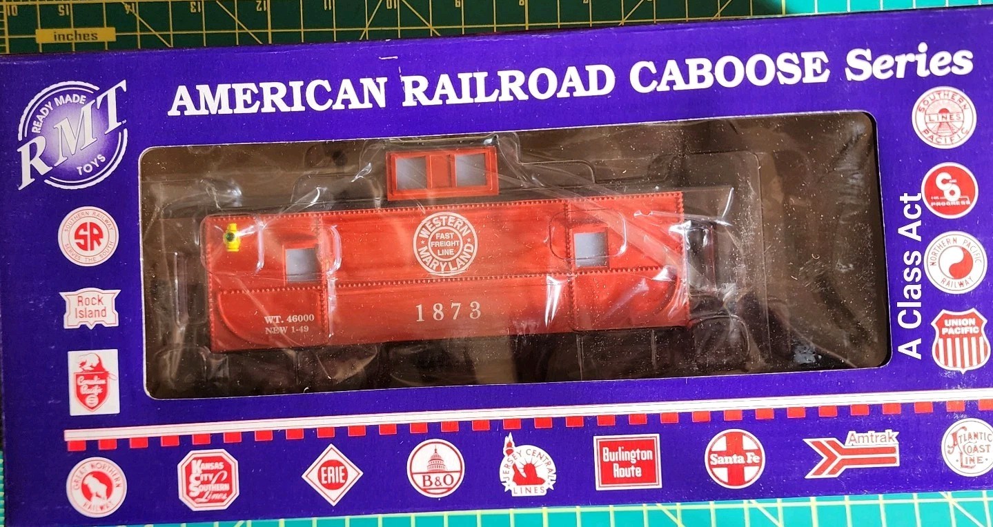 RMT AMERICAN RAILROAD CABOOSE SERIES CENTER CUPOLA CABOOSE Western MD. NIB M29