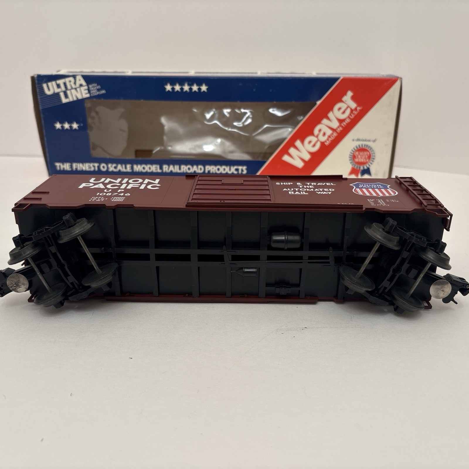 Weaver Ultra Line #3076 Union Pacific PS-1 O Scale Box Car #EX-LN