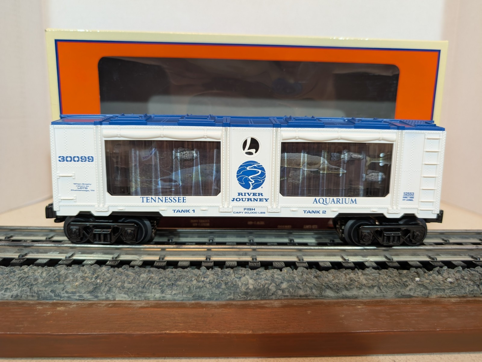 Lionel 6-52553 LOTS 2009 30th Anniversary Tennessee Aquarium Car ~NEW~
