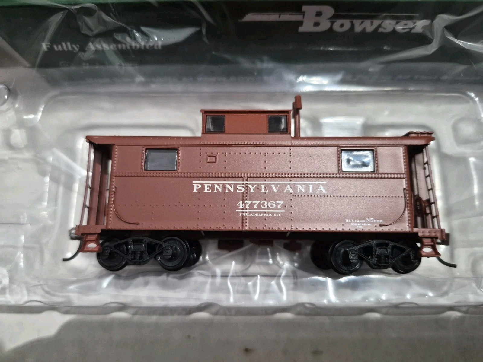 Bowser HO Pennsylvania PRR N5 Caboose Early Scheme RTR #477367