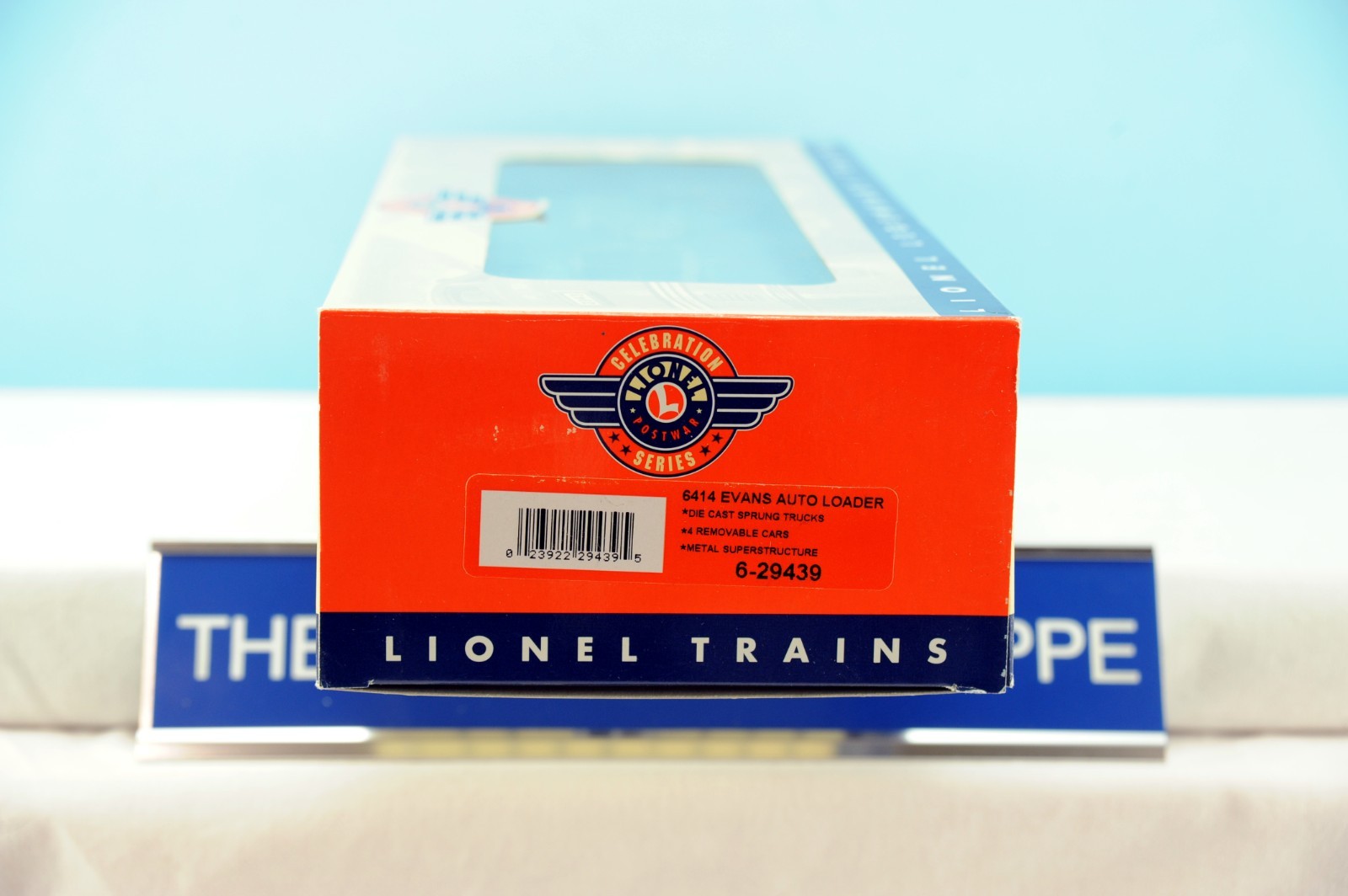 LIONEL 29439 6414 EVANS AUTO LOADER W 4 CARS. POSTWAR CELEBRATION SERIES. NIB.
