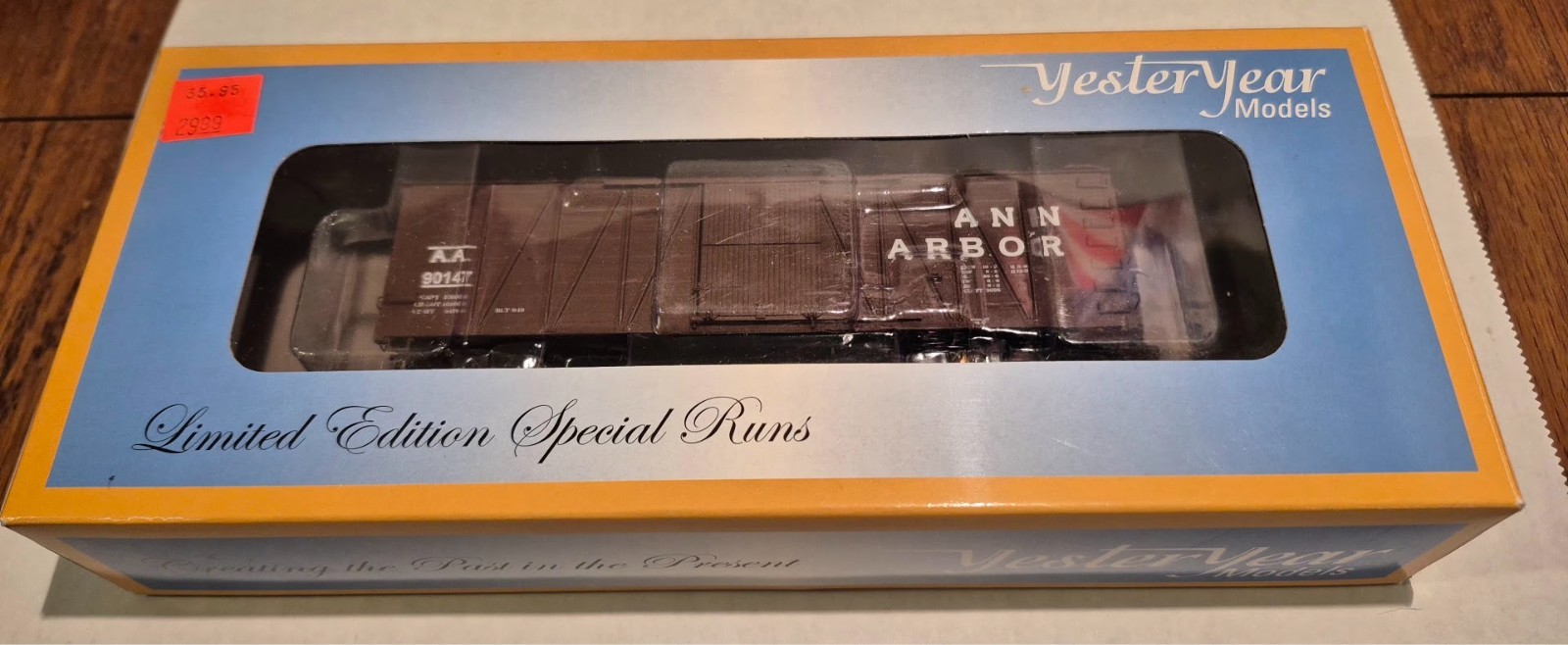 HO Ann Arbor #90174 Tichy USRA Single-Sheathed Boxcar Yesteryear Limited Edition