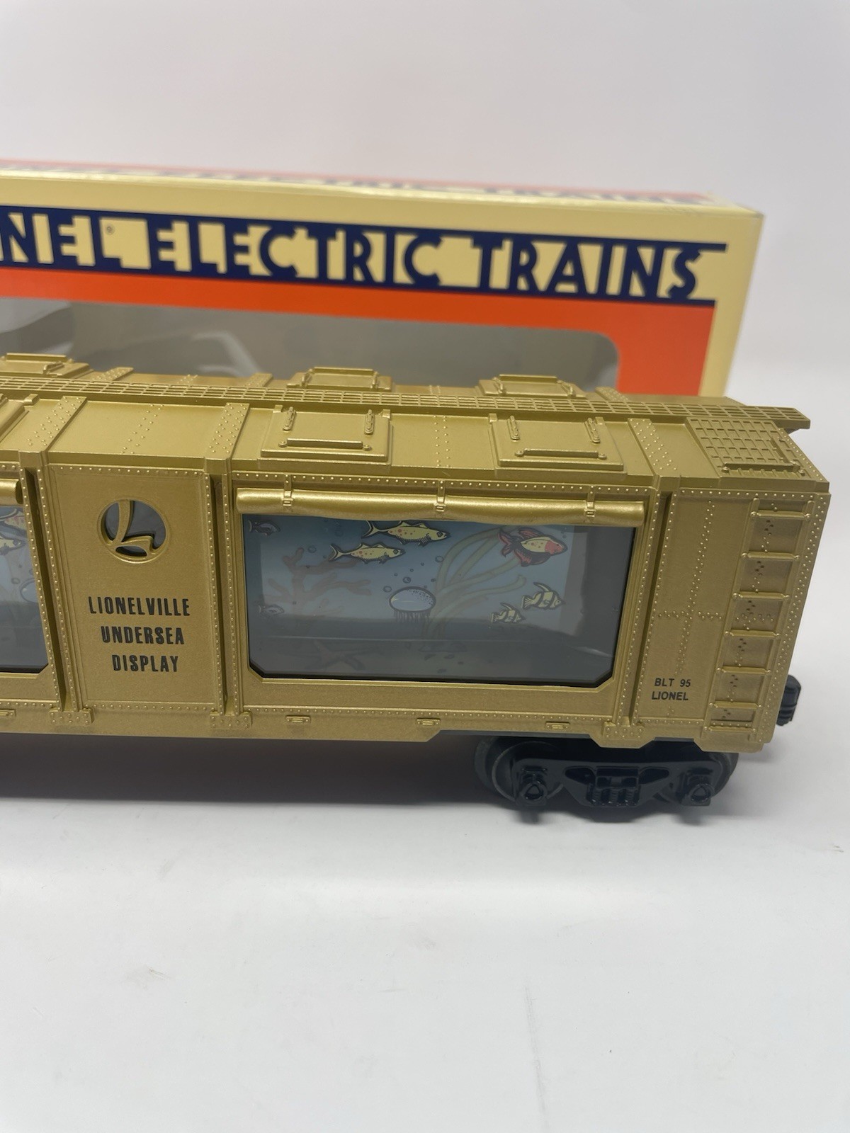 Lionel O scale Animated Illuminated Aquarium Car 1995 #6-16681 USA 1995 NOS