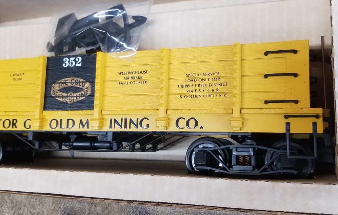 VICTOR GOLD MINING- Delton Gondola, Brand new.