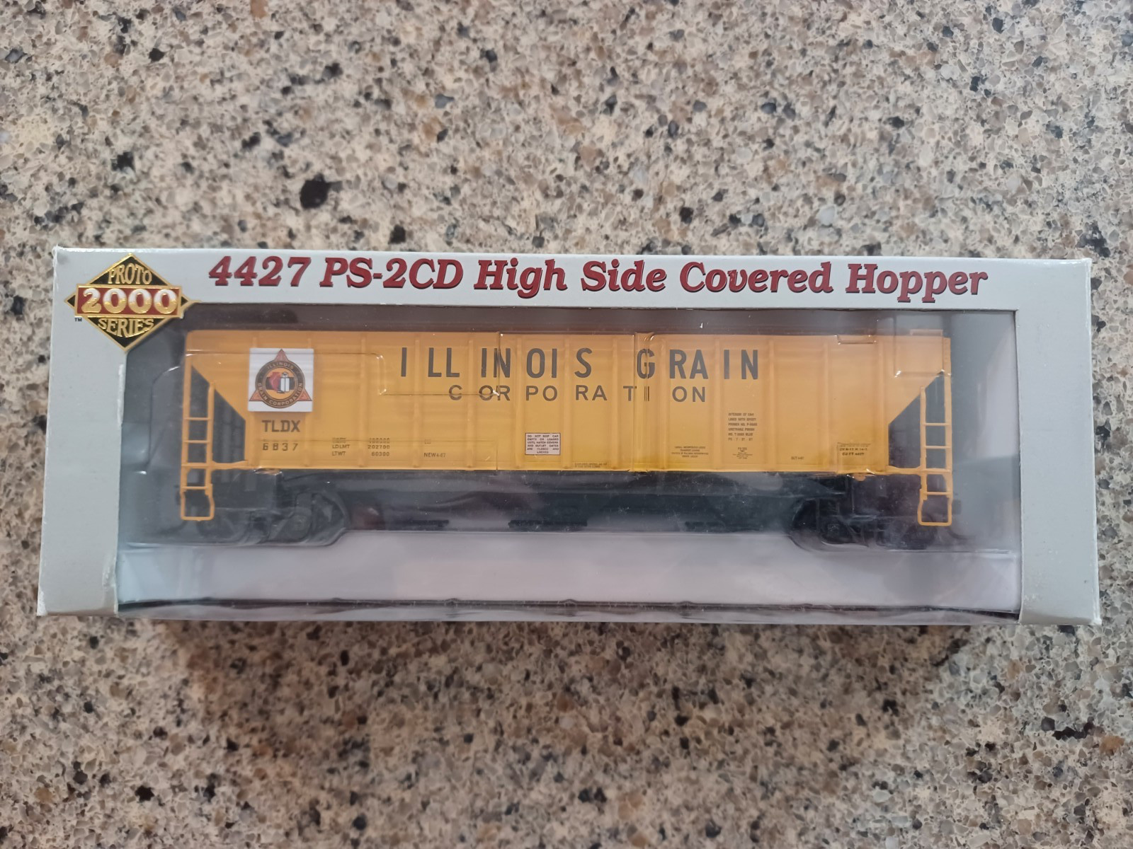PROTO 2000-HO-4427 PS-2CD-HIGH SIDE COVERED HOPPER-ASSEMBLED-TLDX-IL-#6837-21372