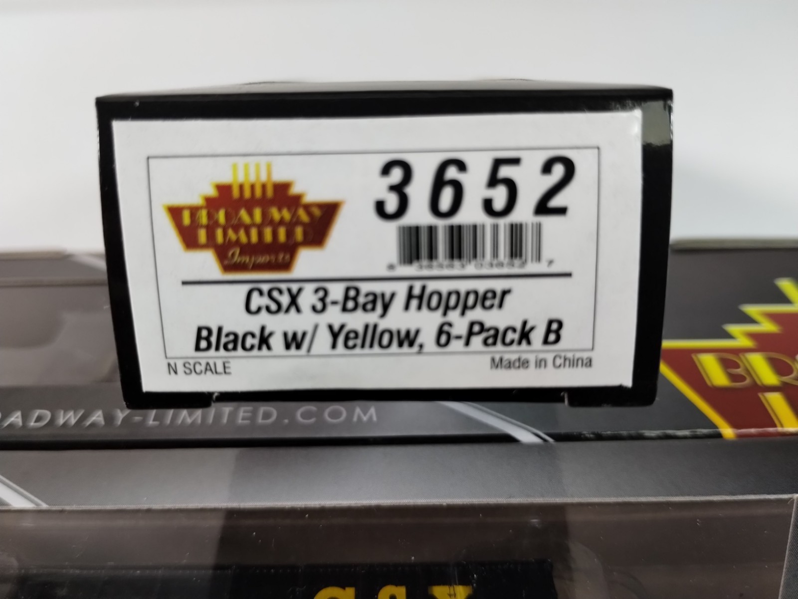 Broadway Limited Imports 6-Pack CSX 3-Bay Hoppers w/load – NOS – Rare