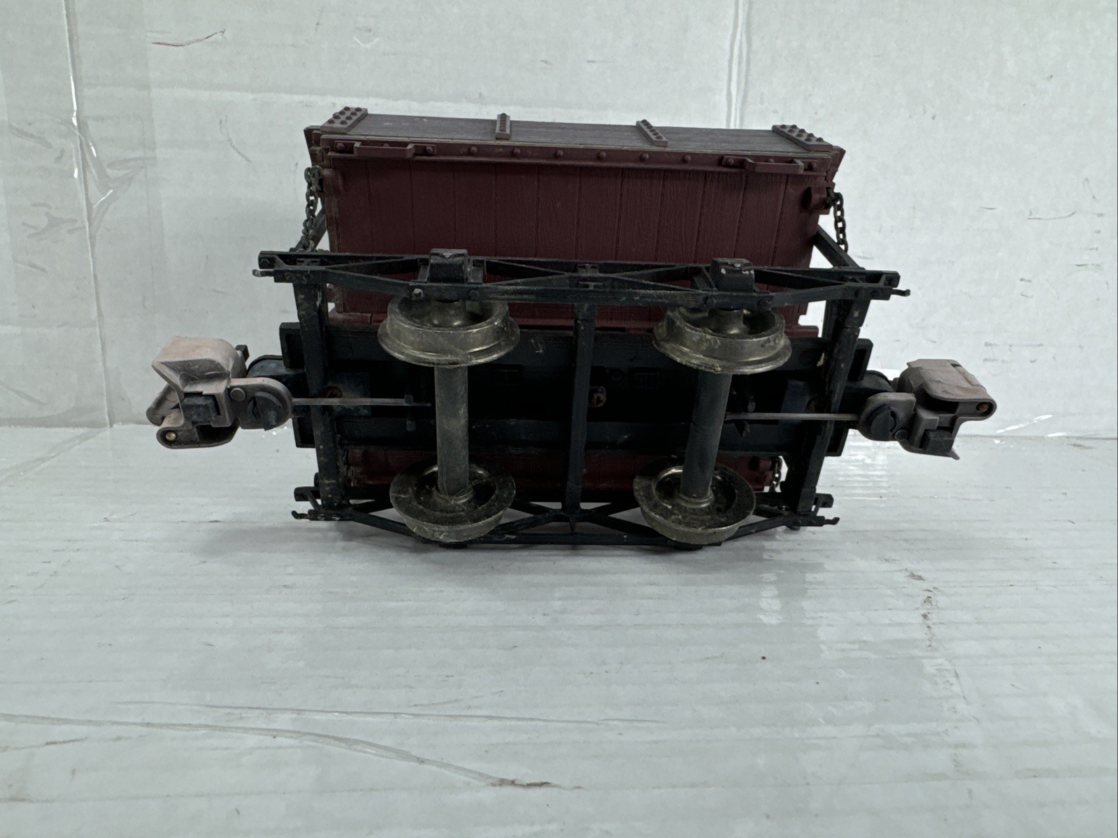 Bachmann G Scale Weathered Side Dump Ore Car W Metal Wheels For Train Set