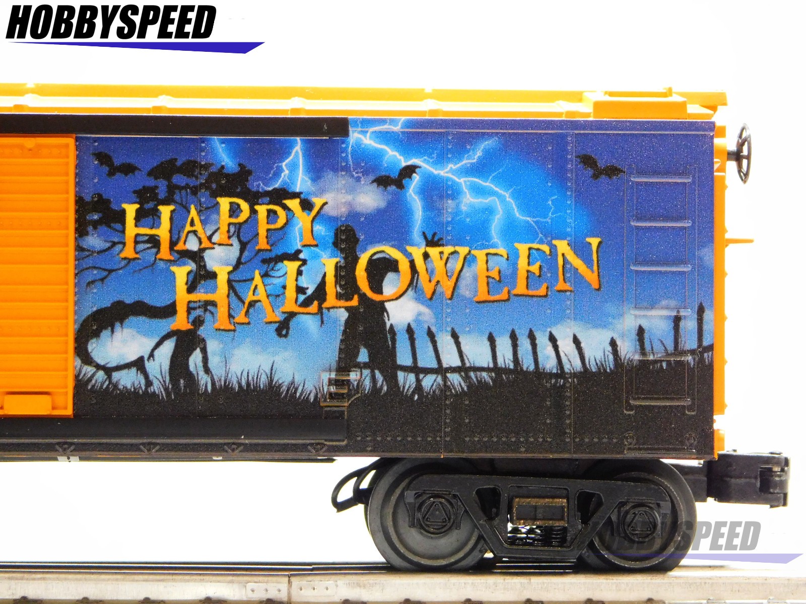 MTH RAILKING HALLOWEEN MUMMY 2025 BOXCAR GLOWING LEDs eyes O GAUGE 30-71231 NEW