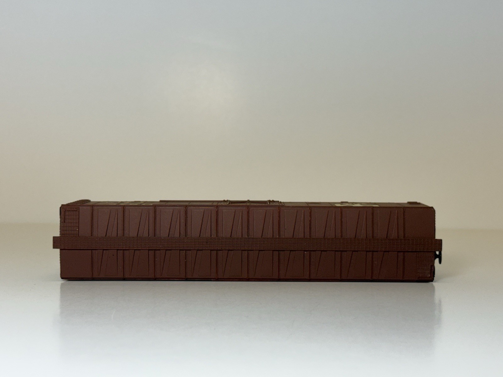 HO, Custom-Tyco, Detroit & Mackinaw, Brown 50’ Boxcar # DM-2168