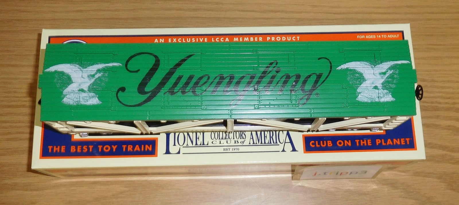 Lionel LCCA 2501260 Yuengling Beer Vat Car O Gauge Train Scranton Convention New