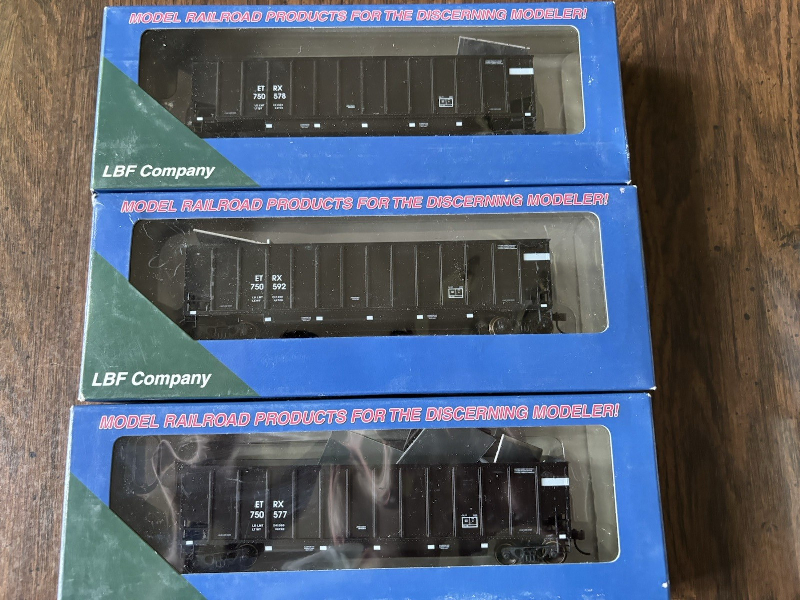 LBF #1465 Johnstown Coalporters, ETRX – HO, Three Cars