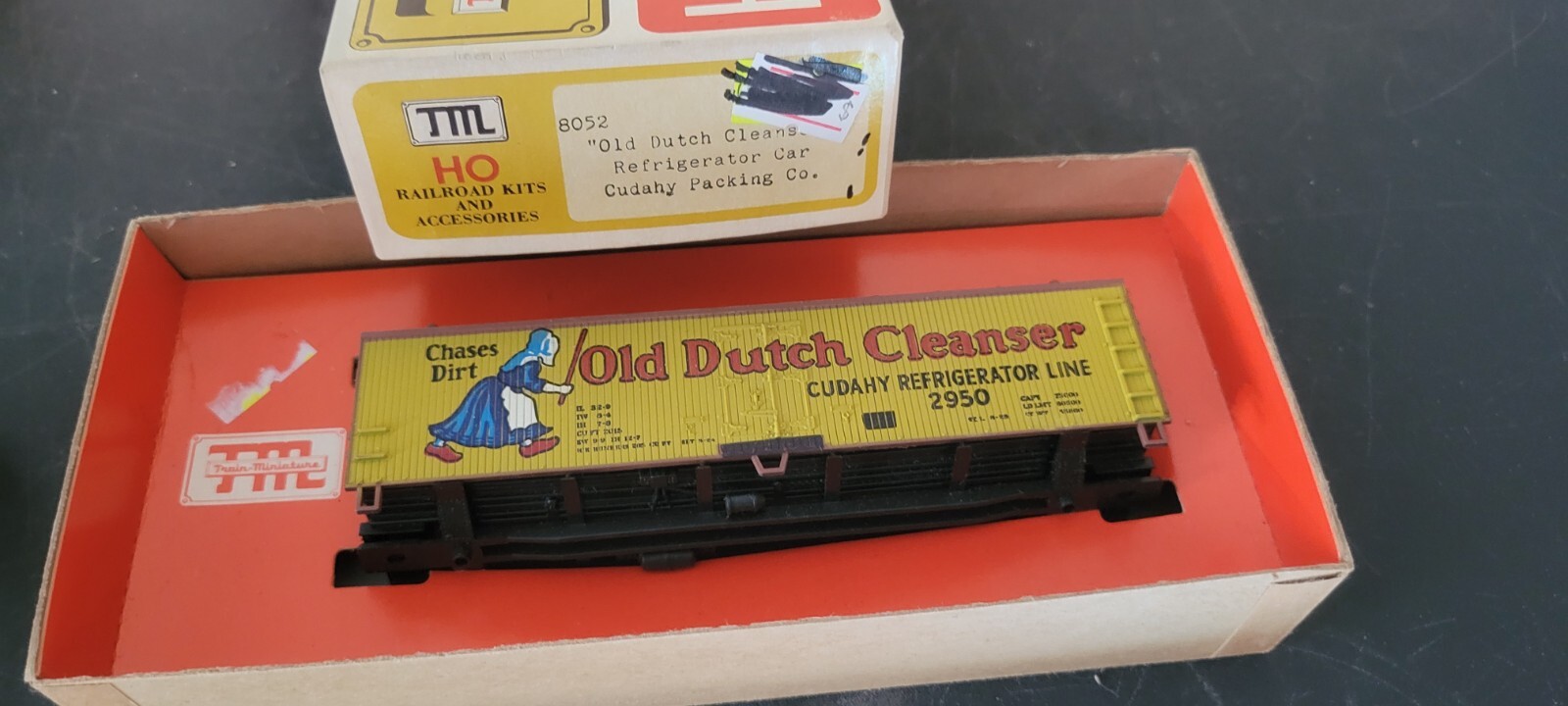 BOXED HO Scale Train Car TM 8052 OLD DUTCH CLEANSER REFRIGERATOR CAR CUDAHY PACK