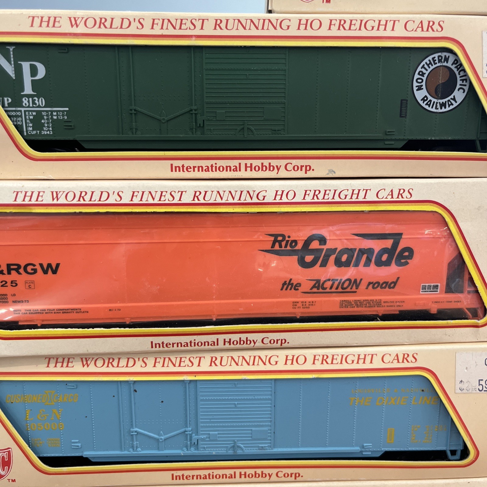 IHC HO Scale 12 Boxcars Assortment Lot NIB NOS Santa Fe Northern Pacific Dixie L