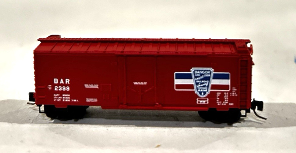 Z Scale MTL Micro-Trains 502 00 432 Bangor & Aroostook BAR 40’ Box Car 2399 MINT