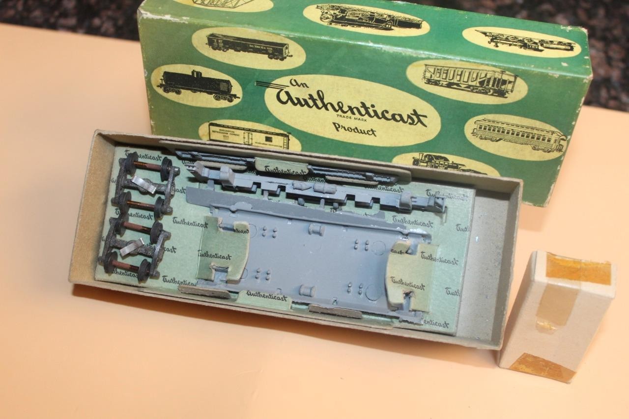 Vintage 1950’s Authenticast Magor Side Dump Car All Metal 1:87 SD-5 HO Kit NOS
