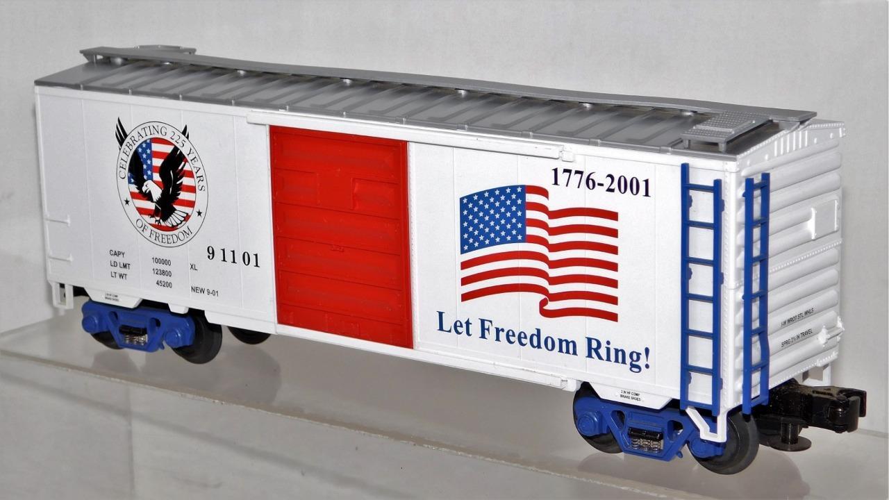 MTH 20-93092 Let Freedom Ring 40′ Boxcar 225 Years September 11 Sp Ed Patriotic