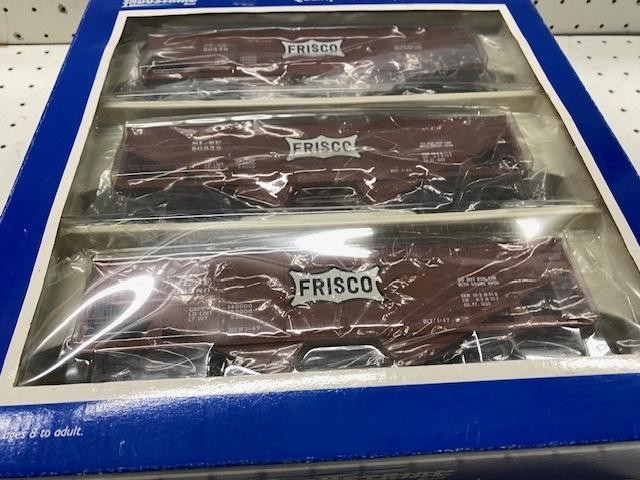 Vintage Industrial Rail FRISCO 027 Ore Hopper Cars Rolling Stock 3 Pack New