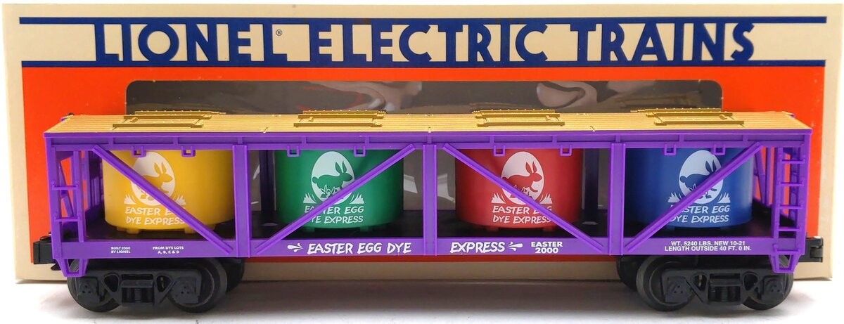 Lionel 6-19481 O Gauge Easter Vat Car LN/Box