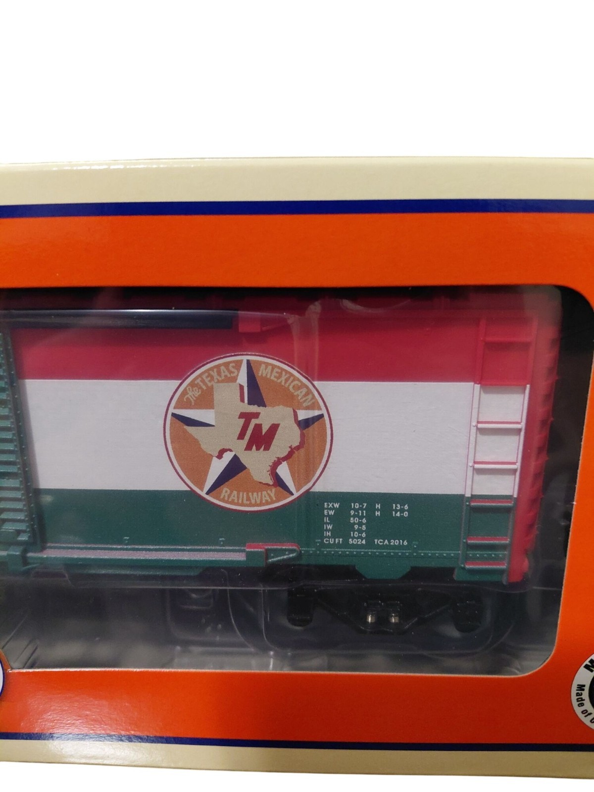 Lionel Texas & Mexican Railway Boxcar Limited Edition TCA 2016 O Gauge Train