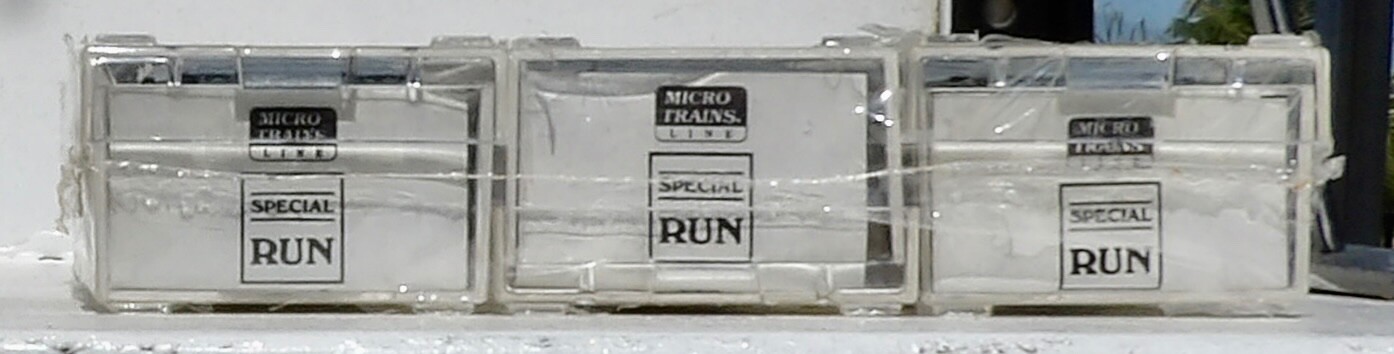 micro train n scale special run 3 pack road # 1956-1958-1984